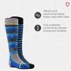 Fox River Unisex-Youth Big Kids Day Medium-Weight Ski Snow Over-The-Calf Socks (2 Pair Pack), Blue Asst, Small view 3