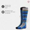 Fox River Unisex-Youth Big Kids Day Medium-Weight Ski Snow Over-The-Calf Socks (2 Pair Pack), Blue Asst, Small view 4