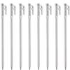 camping moon Martensitic Stainless Steel 420J2 Tent Stake R Series Power Peg Ideal for Hard Ground R-30-8P view 1