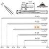 camping moon Martensitic Stainless Steel 420J2 Tent Stake R Series Power Peg Ideal for Hard Ground R-30-8P view 2