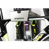 Stasdock Wall Bike Rack | Bike Storage Wall Mount System | For Race Bicycles (Silver Metallic) and Mountain Bikes | Bike Shelf | Indoor bike wall bracket | Stores helmet and shoes | Home and Garage view 3