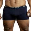 TOP PRO Men's Comfortable Cotton Stretch Boxer Briefs Underwear (Pack of 2) (M, Navy) view 3