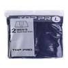 TOP PRO Men's Comfortable Cotton Stretch Boxer Briefs Underwear (Pack of 2) (M, Navy) view 4