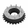 Bicycle Spoke Chain Wheel Bike Rear Wheel 32T Sprocket for Our Left Drive Motor Kit 16T Freewheel with Adapter for Motor MY1016Z (kit 2) view 2