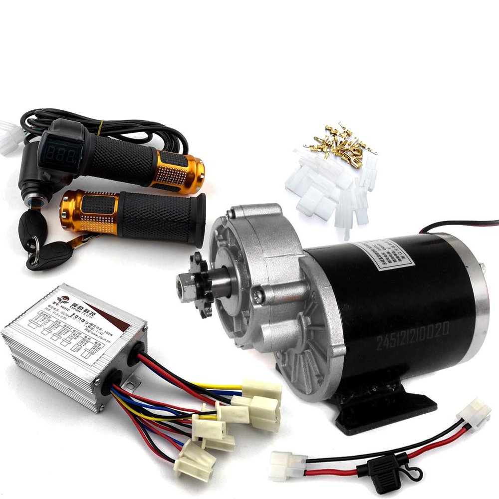 24V36V48V 450W Trike Motor Pedicab Trishaw Tricycle Motor Cart Brushed DC Motor Three-Wheeled Vehicle (24V Upgrade kit)