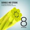 Piscifun Fishing Line Backing, Braided Fishing Backing Line, 20LB, 100yds, Fluorescent Yellow & Black view 2