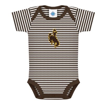 Creative Knitwear College Baby NCAA Infant Striped Bodysuit
