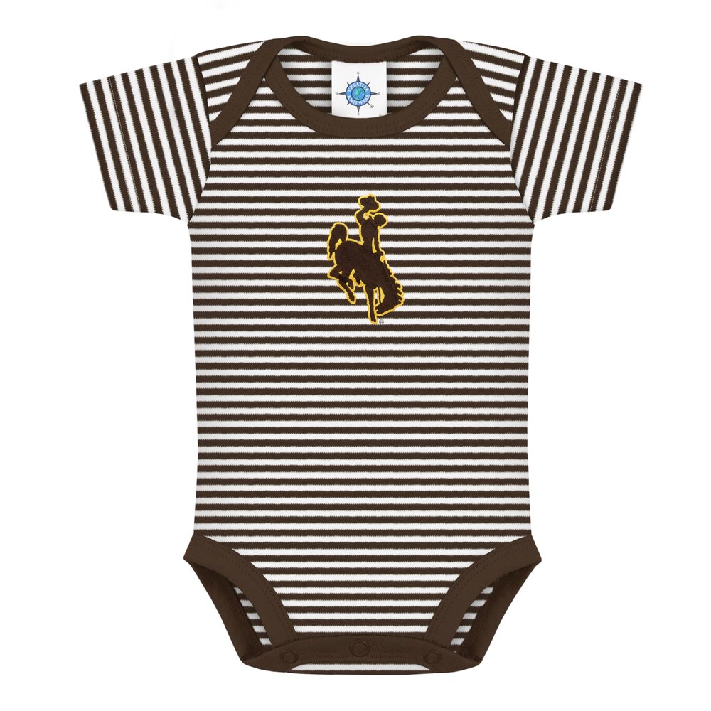 Creative Knitwear College Baby NCAA Infant Striped Bodysuit