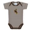 Creative Knitwear College Baby NCAA Infant Striped Bodysuit view 1
