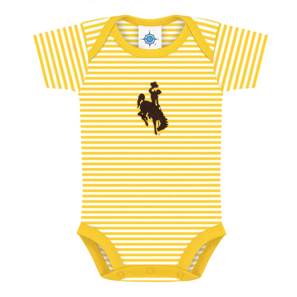 Creative Knitwear College Baby NCAA Infant Striped Bodysuit
