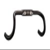 FSA Unisex's Adventure Compact Drop Handlebar, Black, 44 cm view 1