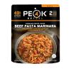 Peak Refuel Beef Pasta Marinara | 49g Protein | 1040 Calories | 100% Real Meat | Premium Freeze Dried Backpacking & Camping Food | 2 Servings | Ideal MRE Survival Meal (2 Serving Pouch) view 1