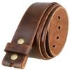 3840002 Genuine Full Grain Vintage One-Piece Leather Replacement Belt Strap 1-1/2"(38mm) Wide (Brown, 38) view 1