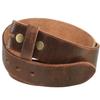3840002 Genuine Full Grain Vintage One-Piece Leather Replacement Belt Strap 1-1/2"(38mm) Wide (Brown, 38) view 2