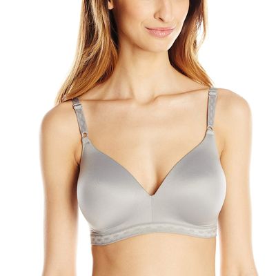 Warner's womens Cloud 9 Wire-free Contour Bra, Graphite Grey, 32B US