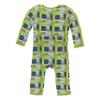 KicKee Pants Little Boys Print Coverall with Snaps - Amazon Houses, 9-12 Months view 2