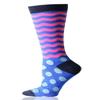 COTTON REPUBLIC Men's Printed Dress Socks - 3 Pairs (Dot's & Wave's, Sock Size 10-13) view 4