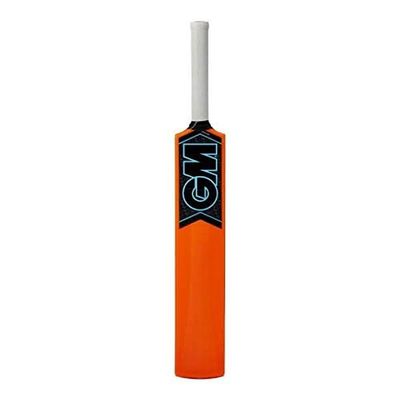 Gunn & Moore GM Kids Cricket Rubber Grip Bat | Striker | Moulded Plastic All-Weather | for Children Ages 8-11, Orange