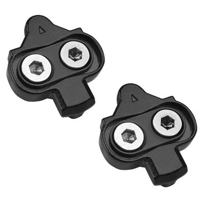 BV Bike Cleats - Compatible with Shimano SPD & Look X-Track Pedals for Spinning, Indoor Cycling, and Mountain Biking - Easy Cleat Release, Top Power Transfer, Customizable Stability