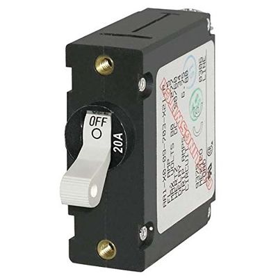 AMRB-7214 * A-Series Rocker Circuit Breaker - Single Pole 20A