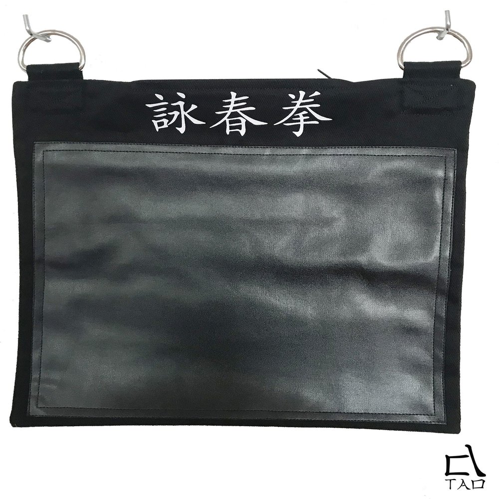 Tao Wing Chun Wall Bag Strike Target 1 Section Kung fu Canvas and PU Leather (unfilled)