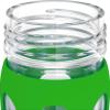 Lifefactory 22-Ounce BPA-Free Glass Water Bottle with Classic Cap and Protective Silicone Sleeve, Moss view 3