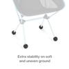 Helinox Chair Stabilizing Rubber Ball Feet (Set of 4), 45 mm view 3