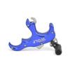 AMEYXGS Archery Release Aids Automatic Compound Bow Release Aids 3 Finger Thumb Bow Release Trigger Grip Caliper Aids for Compound Bow (Blue) view 2