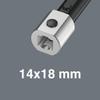 WERA 05078677001 7780 Open end Insert, 14x18 mm, 21 x 61 mm view 2