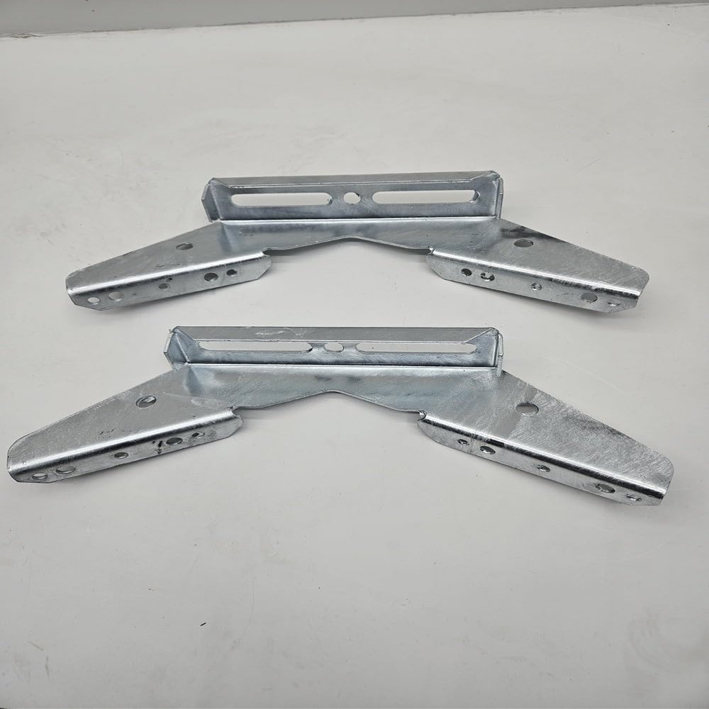 (2) Pontoon Wing Brackets Bunk Bolster Boat Pontoon Trailer V Wing Brackets
