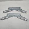 (2) Pontoon Wing Brackets Bunk Bolster Boat Pontoon Trailer V Wing Brackets view 1