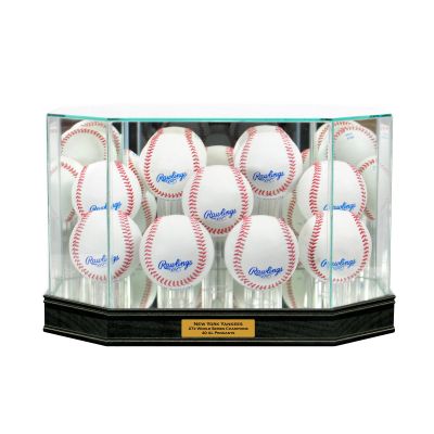 9 Baseball Display Case with Engraving