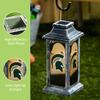 Team Sports America NCAA Michigan State University Solar Powered Lantern | Rechargeable LED Light | Indoor/Outdoor Safe Hanging Lantern | Decorative Table Light for Garage, Garden, Patio view 3