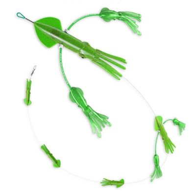 Billfish Edition Flippy Floppy Thing Fishing Daisy Chain by Squidnation (Green)