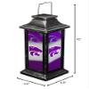 Team Sports America Kansas State University Solar-Powered Outdoor Safe Hanging Garden Lantern view 2