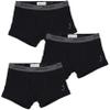 Jabeu Boys Boxer Briefs Underwear - Snug Fit - 3 Pack Black view 2
