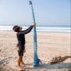 PAMGEA Surf Squared 10'6" Longboard Surfboard Sock Cover  Lightweight Stretch SUP & Paddleboard Bag, Protective Sleeve for Shortboard, Longboard, Hybrid, Wakesurf  Surfing Accessory, Aqua view 2