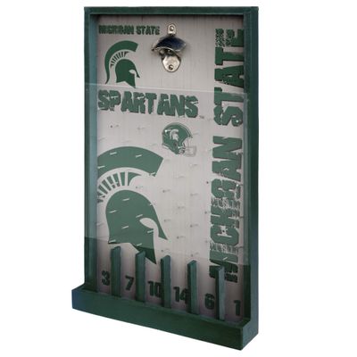 FOCO Michigan State Spartans NCAA Bottle Opener Sign Game