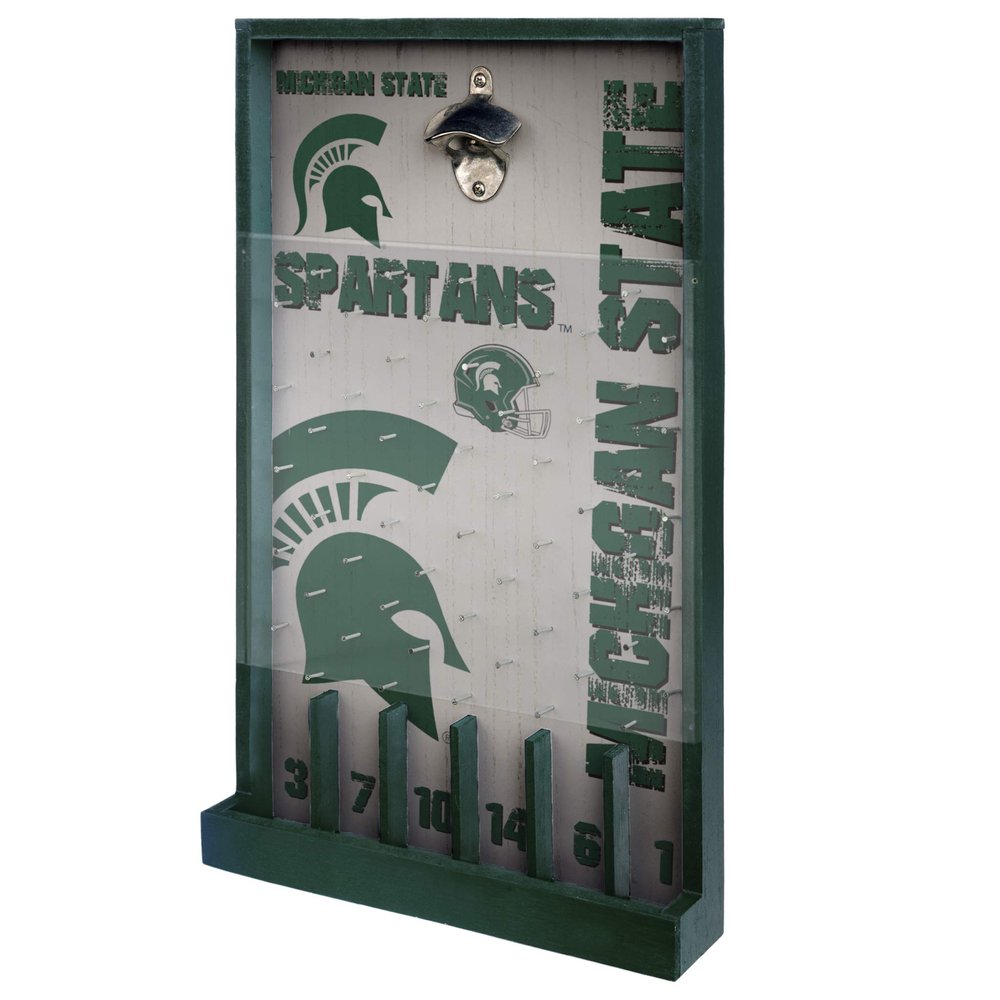 FOCO Michigan State Spartans NCAA Bottle Opener Sign Game