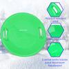 Slippery Racer Heavy-Duty Cold Resistant Downhill Pro Plastic Outdoor Winter Saucer Disc Snow Sled with Handles. (Buddy ELF-1 Pack) view 3