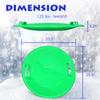 Slippery Racer Heavy-Duty Cold Resistant Downhill Pro Plastic Outdoor Winter Saucer Disc Snow Sled with Handles. (Buddy ELF-1 Pack) view 4
