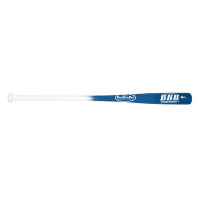 Bamboo Bats by Pinnacle Sports Equipment INC. Adult Fungo Infield/Outfield Bamboo Baseball Bat, White Handle/Royal Barrel, 34" (HWBU34F)