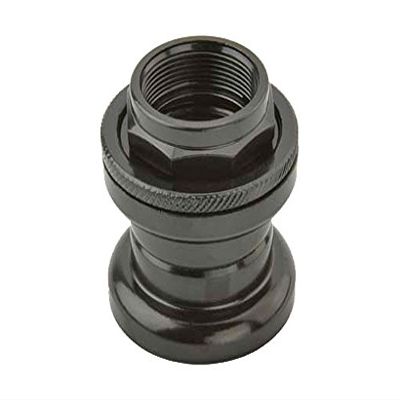 Alta Bike Steel Threaded Headset, Multiple Sizes and Colors (Black, 22.2mm)