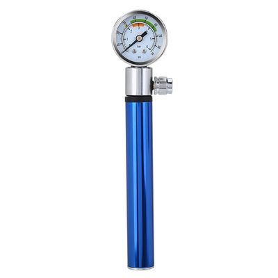Pump,88PSI Mini Air Pump with Pressure Fits & Schrader, Bracket Mount,Tube Accessory (Blue)
