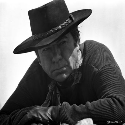 Claude Akins wearing a cowboy hat Photo Print (10 x 8)
