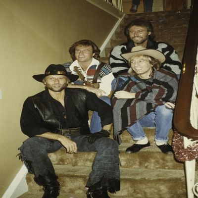 the Bee Gees with brother Andy Gibb Photo Print (24 x 30)