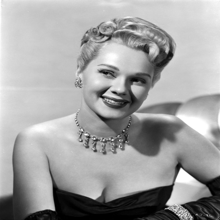 Adele Jergens on Tube with Necklace Photo Print (24 x 30)