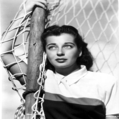 Gail Russell Leaning on Soccer Goal Photo Print (24 x 30)