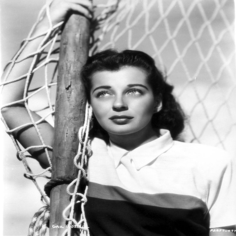 Gail Russell Leaning on Soccer Goal Photo Print (24 x 30)