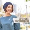 CHARM Linen Beanie Hat for Summer - Mens Slouchy Beanie Womens Baggy Knit Cap Cooling Hat Red view 4